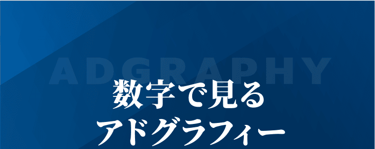 数字で見るアドグラフィー